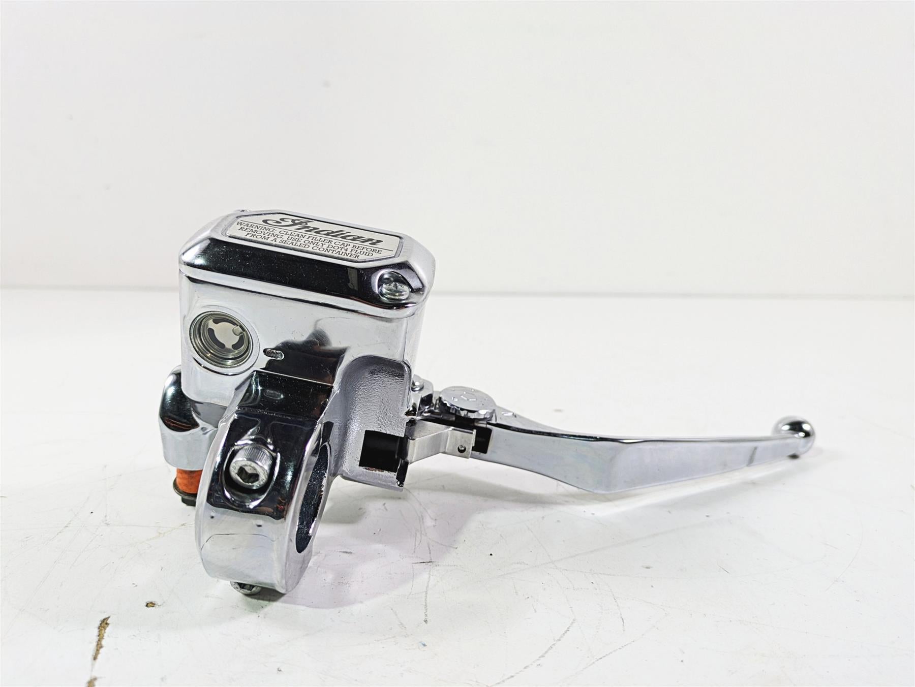 2019 Indian Chieftain Limited Chrome Front Brake Master Cylinder 15.8mm 1912865 {{ shop.shopifyCountryName }} - Mototech271