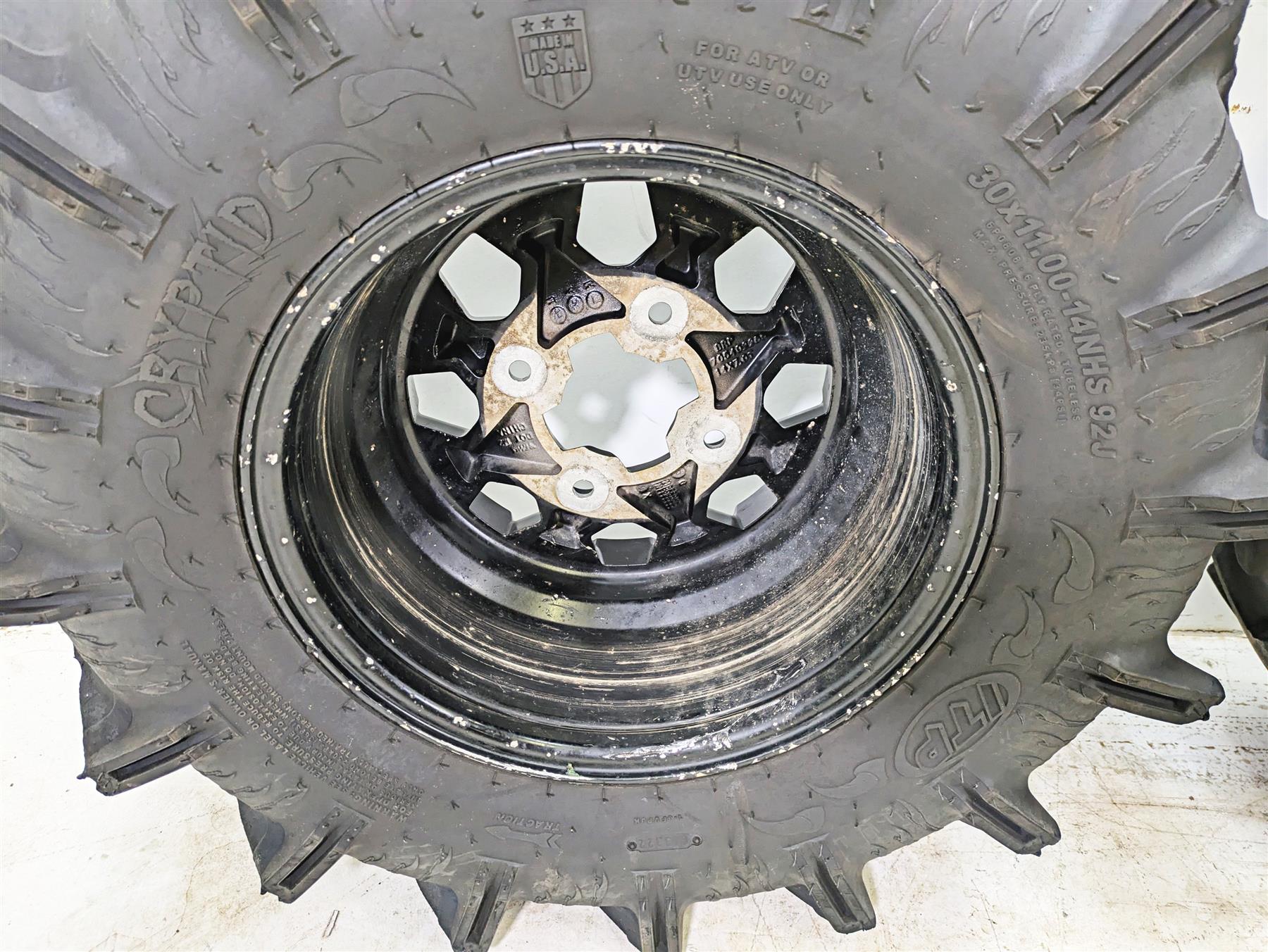 2023 Can Am Maverick X3 XMR Turbo RR Straight Wheel Rim Set 14x7 705402256 {{ shop.shopifyCountryName }} - Mototech271