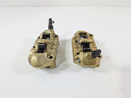 2007 Mv Agusta F4 1000R 312 Brembo 100mm Gold Front Brake Caliper Set 8000A6415-Mototech271