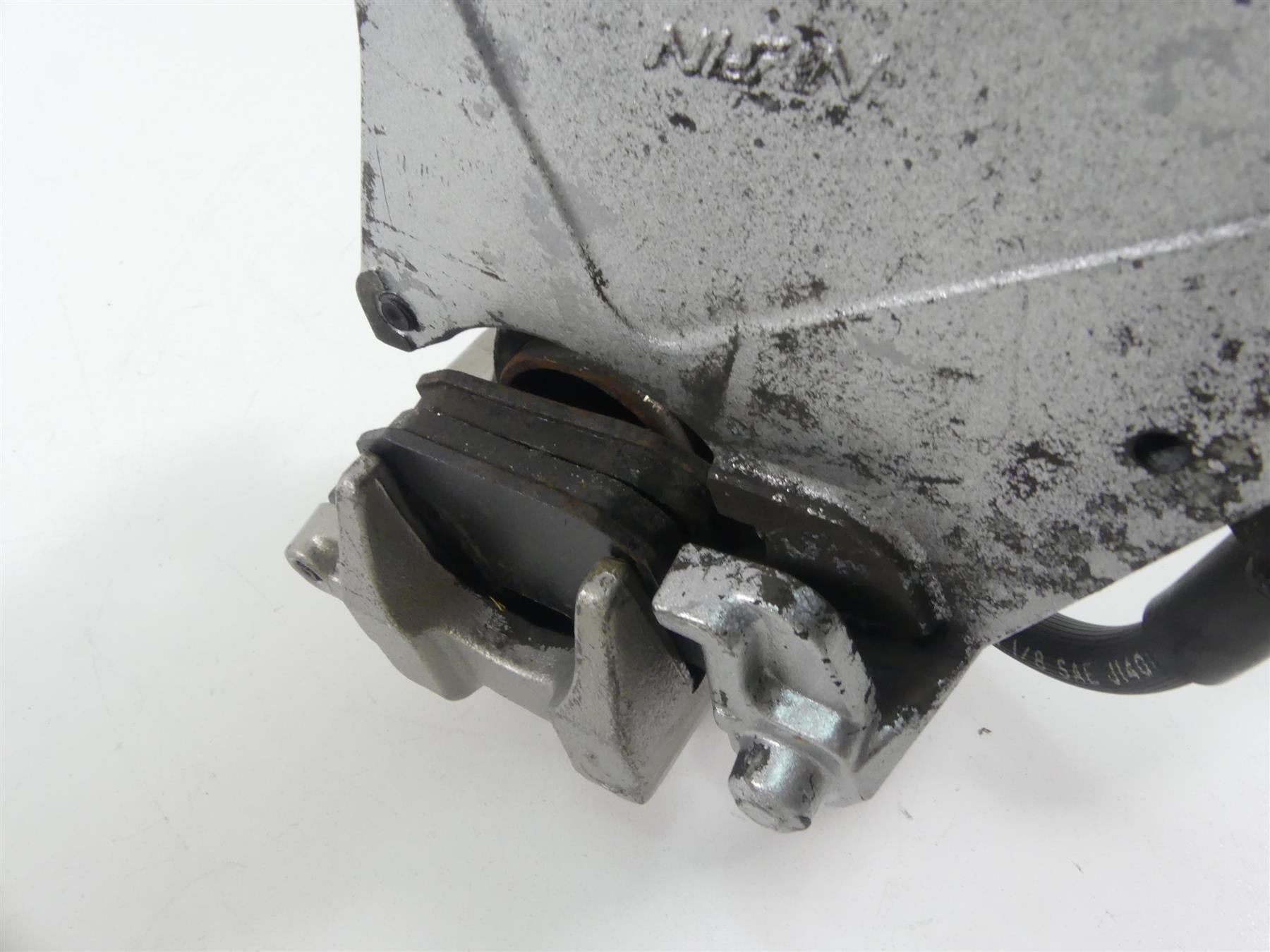 2003 Honda VTX1300 S Rear Nissin Brake Caliper + Bracket & Line 43150-MEA-671 {{ shop.shopifyCountryName }} - Mototech271