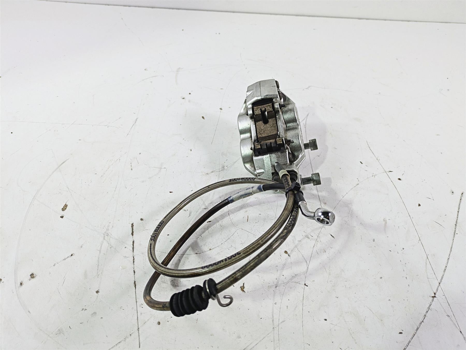 2004 Victory Kingpin Front Brembo Brake Caliper + Line 1910726 {{ shop.shopifyCountryName }} - Mototech271