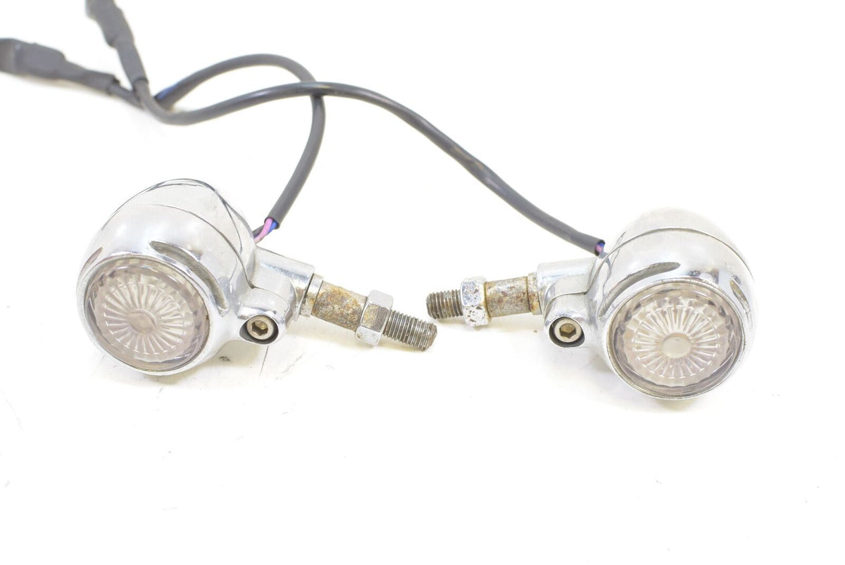 2006 Harley FLSTI Softail Heritage Front Turn Signal Blinker Set 68972-00 {{ shop.shopifyCountryName }} - Mototech271