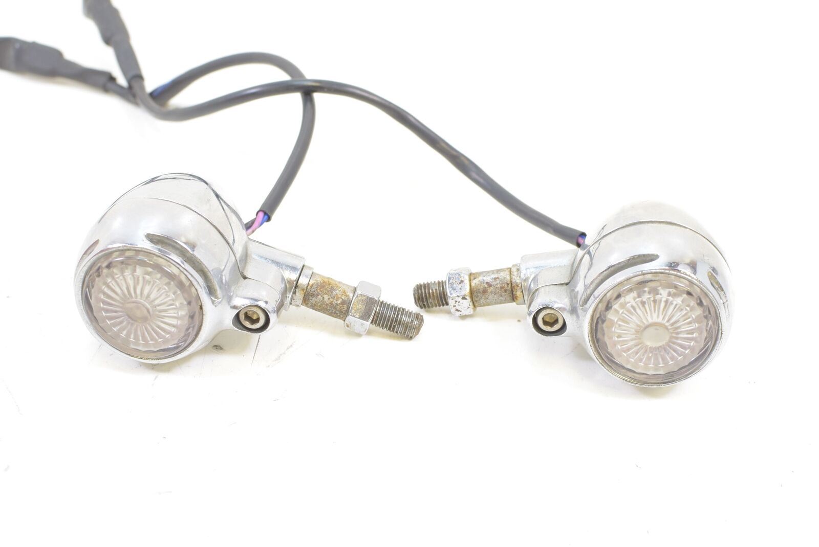 2006 Harley FLSTI Softail Heritage Front Turn Signal Blinker Set 68972-00 {{ shop.shopifyCountryName }} - Mototech271