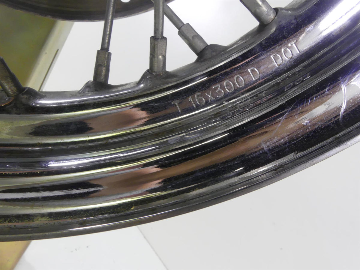 2005 Harley FXDWGI Dyna Wide Glide Rear Spoke Wheel Rim 16x3 - Read 40975-05A {{ shop.shopifyCountryName }} - Mototech271