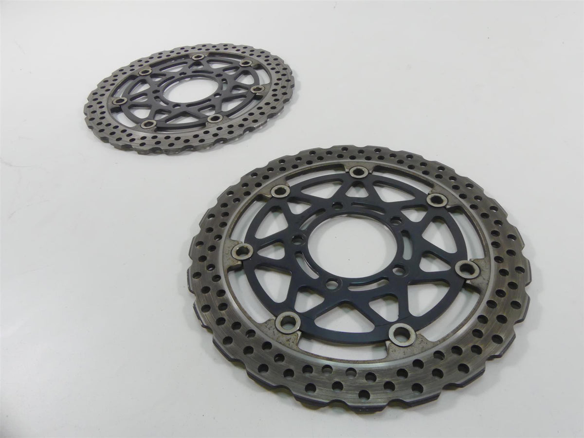 2008 Kawasaki ZX6R ZX6 R Ninja Front Brake Rotor Disc Set 41080-0077-5C {{ shop.shopifyCountryName }} - Mototech271