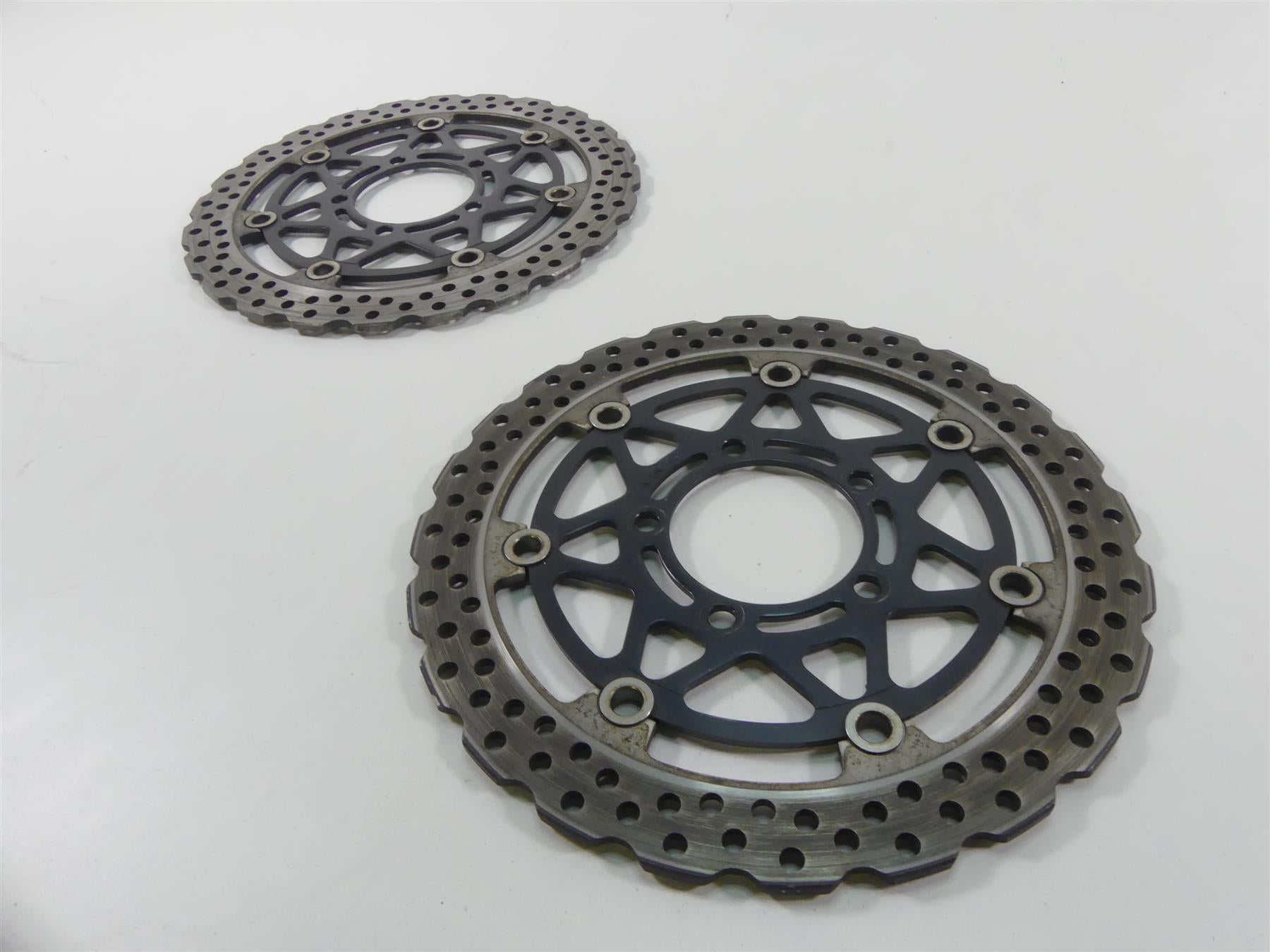 2008 Kawasaki ZX6R ZX6 R Ninja Front Brake Rotor Disc Set 41080-0077-5C {{ shop.shopifyCountryName }} - Mototech271