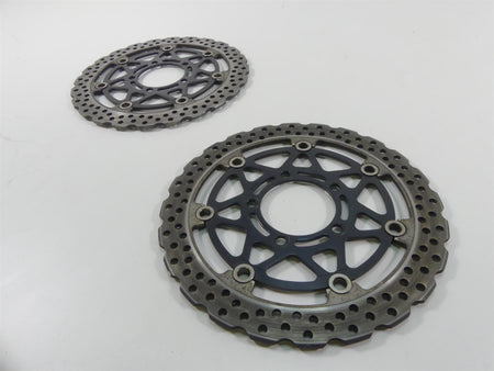 2008 Kawasaki ZX6R ZX6 R Ninja Front Brake Rotor Disc Set 41080-0077-5C {{ shop.shopifyCountryName }} - Mototech271