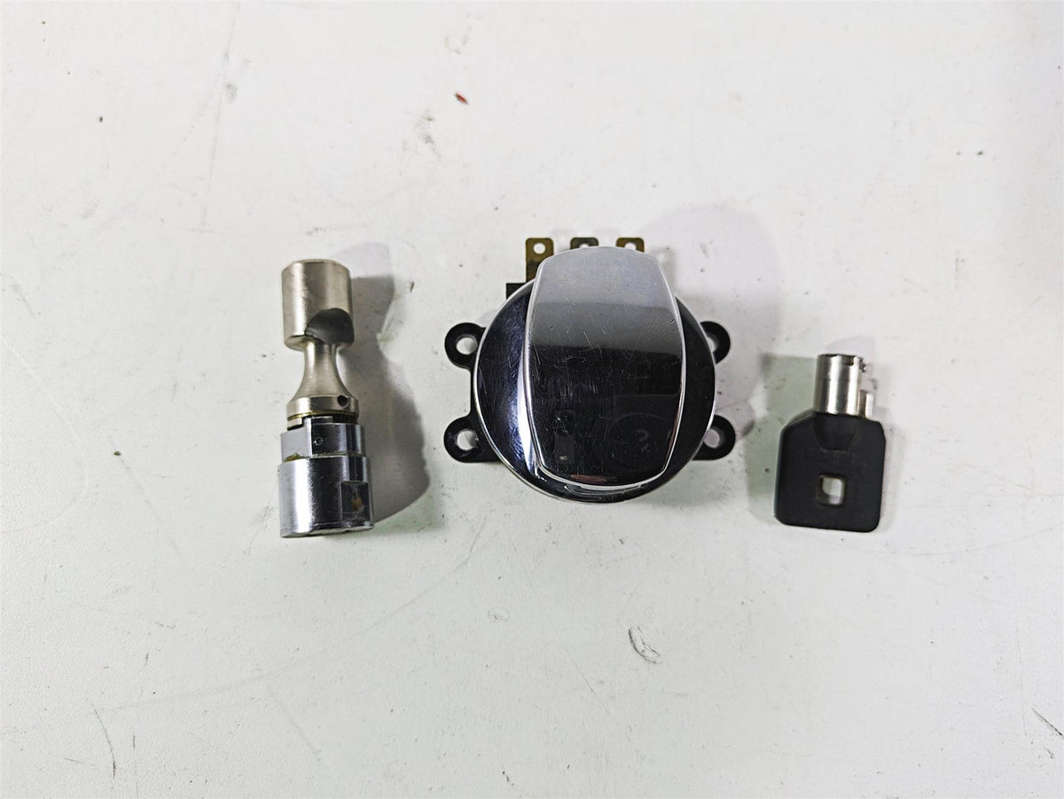 2003 Harley FLSTC Softail Heritage 100th Ignition Switch Key Lock Set 71450-04 {{ shop.shopifyCountryName }} - Mototech271