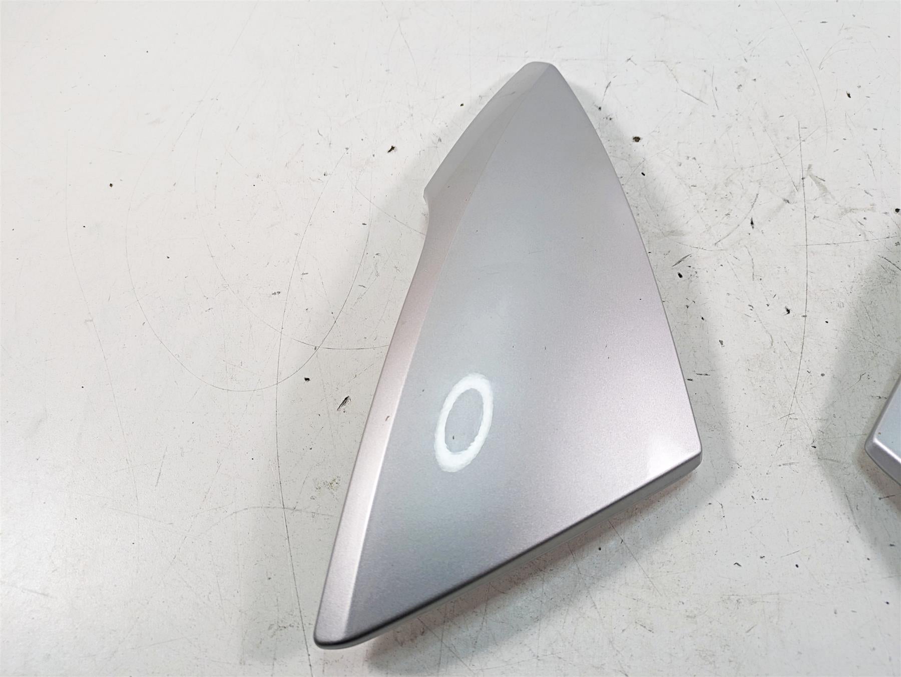 2007 BMW R1200RT K26 Left Right Mirror Cover Titan Silver 7697937 7697938 {{ shop.shopifyCountryName }} - Mototech271