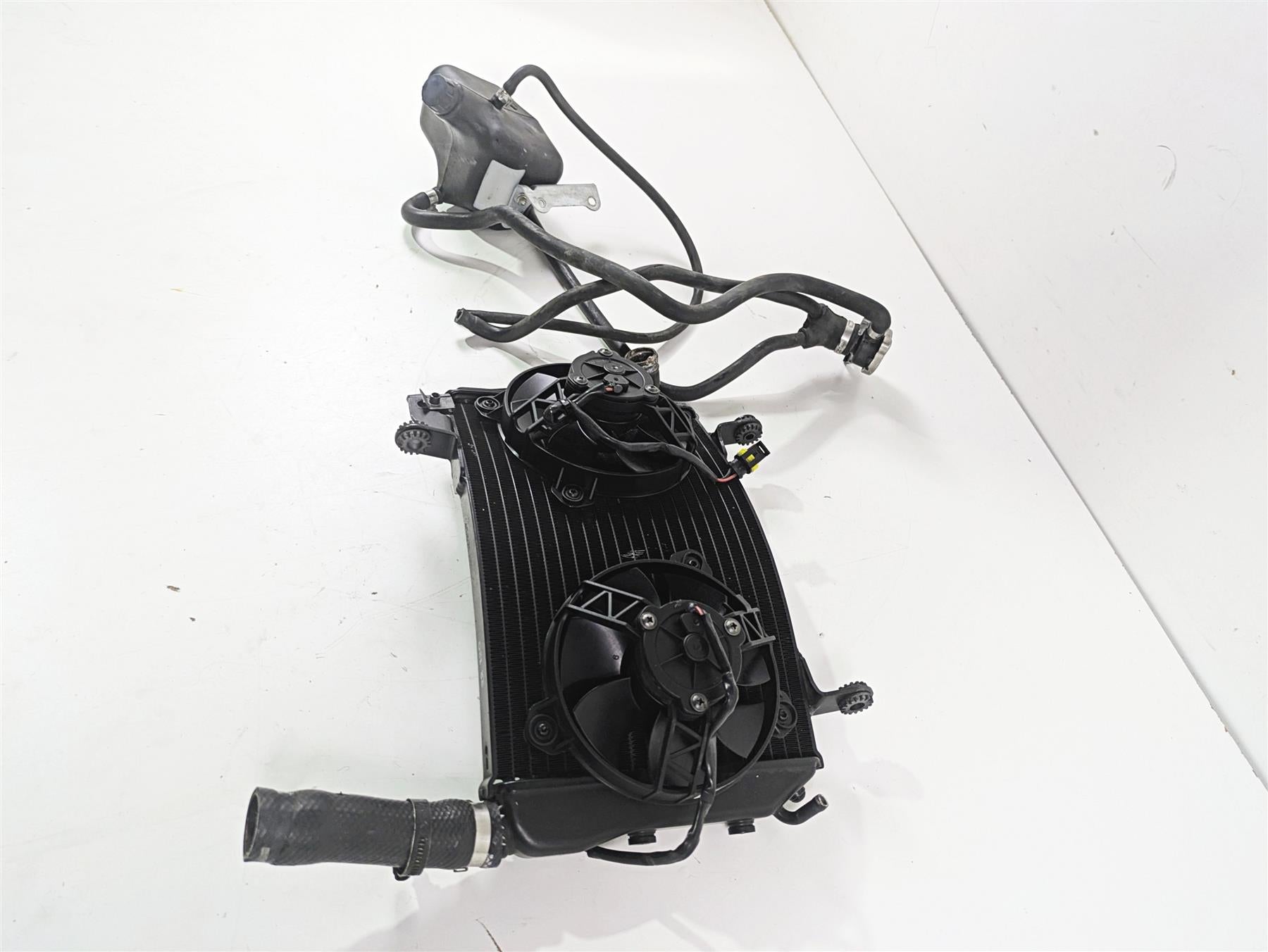 2012 Ducati Streetfighter 848 Upper Radiator Fans Reservoir Hoses 54840831A {{ shop.shopifyCountryName }} - Mototech271