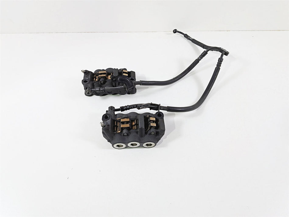 2008 Yamaha YZF R1 RN19 Front Brake Caliper Set 6 Piston & Lines 4C8-2580T-01-00 {{ shop.shopifyCountryName }} - Mototech271