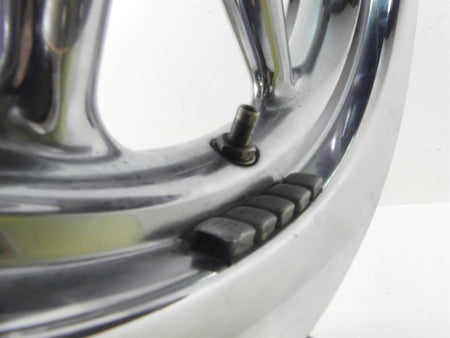 2007 Harley FLHTCU SE CVO Electra Glide Rear 9 Spoke Chrome Wheel 16x3 43484-08 {{ shop.shopifyCountryName }} - Mototech271