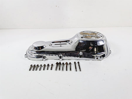 1996 Harley FLSTC Softail Heritage Chrome Outer Primary Clutch Cover 60506-95 {{ shop.shopifyCountryName }} - Mototech271
