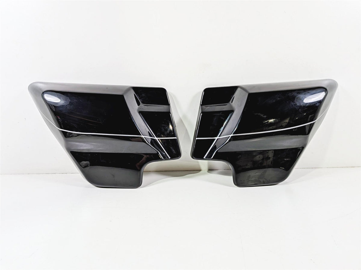 2014 Harley Touring FLHTK Electra Glide Side Cover Set Vivid Black 66250-09-Mototech271