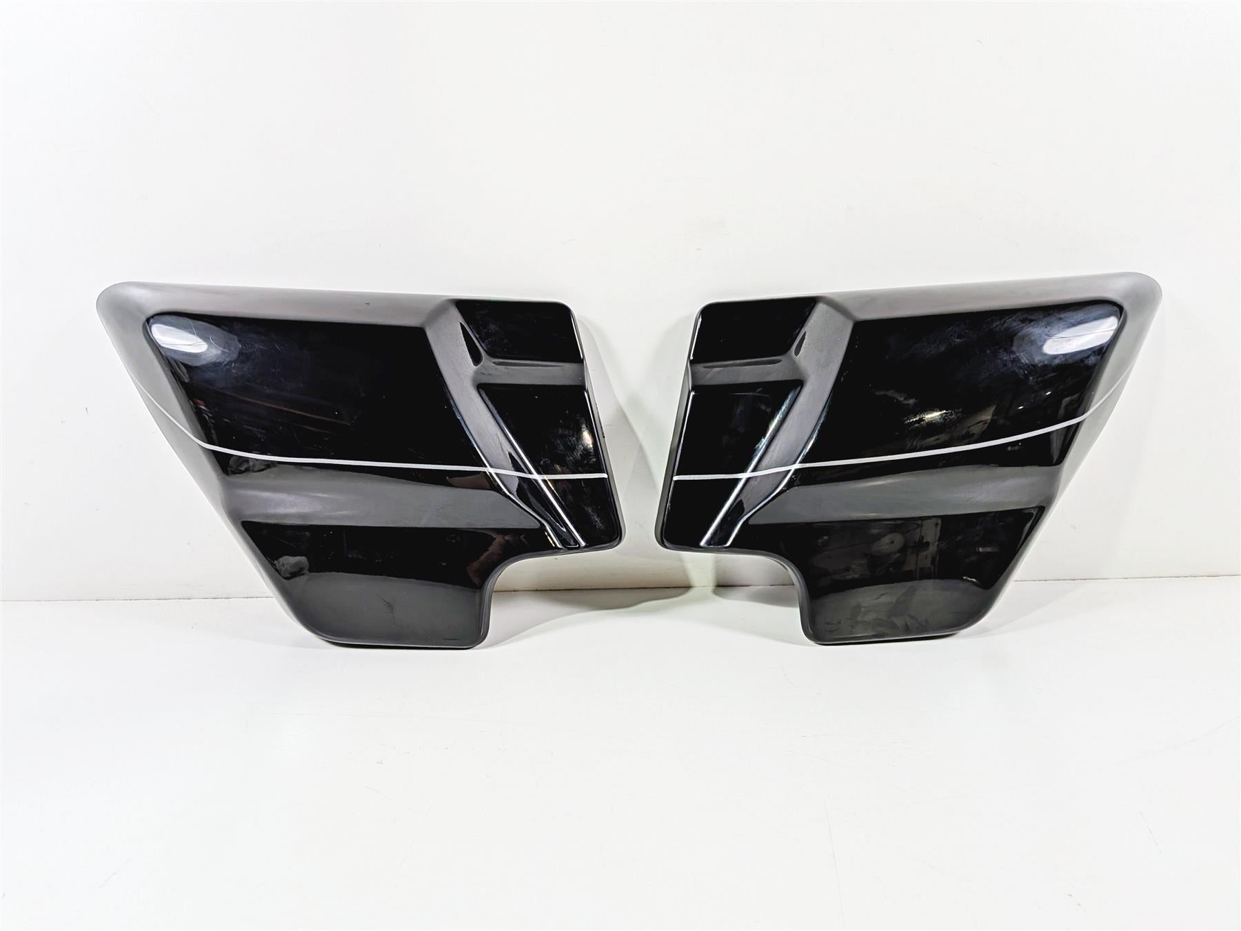 2014 Harley Touring FLHTK Electra Glide Side Cover Set Vivid Black 66250-09-Mototech271