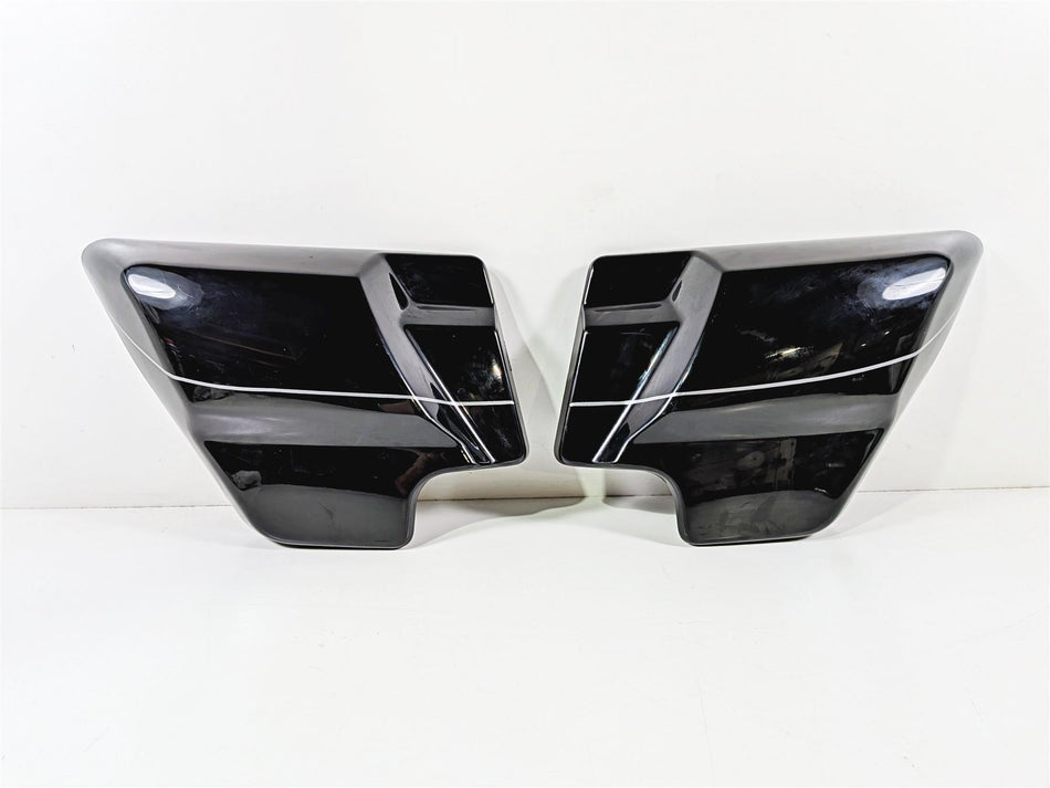 2014 Harley Touring FLHTK Electra Glide Side Cover Set Vivid Black 66250-09-Mototech271