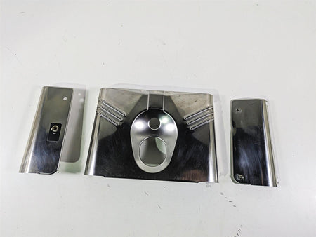 2003 Harley FLSTC Softail Heritage 100th Complete Headlight Cover Set 67808-86 {{ shop.shopifyCountryName }} - Mototech271