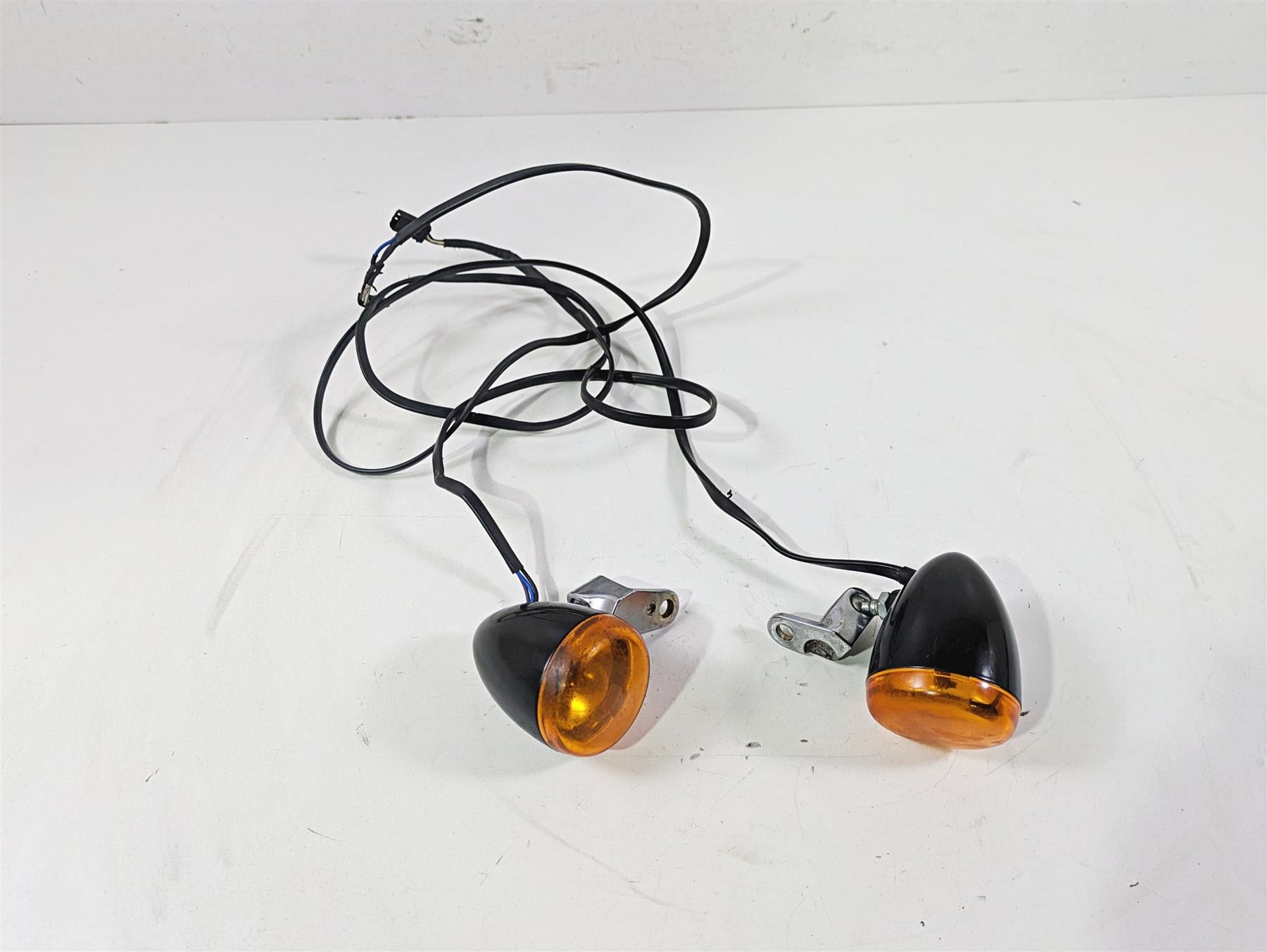 2014 Harley FLS Softail Slim Front Blinker Turn Signal Set - Read 67800178 | Mototech271