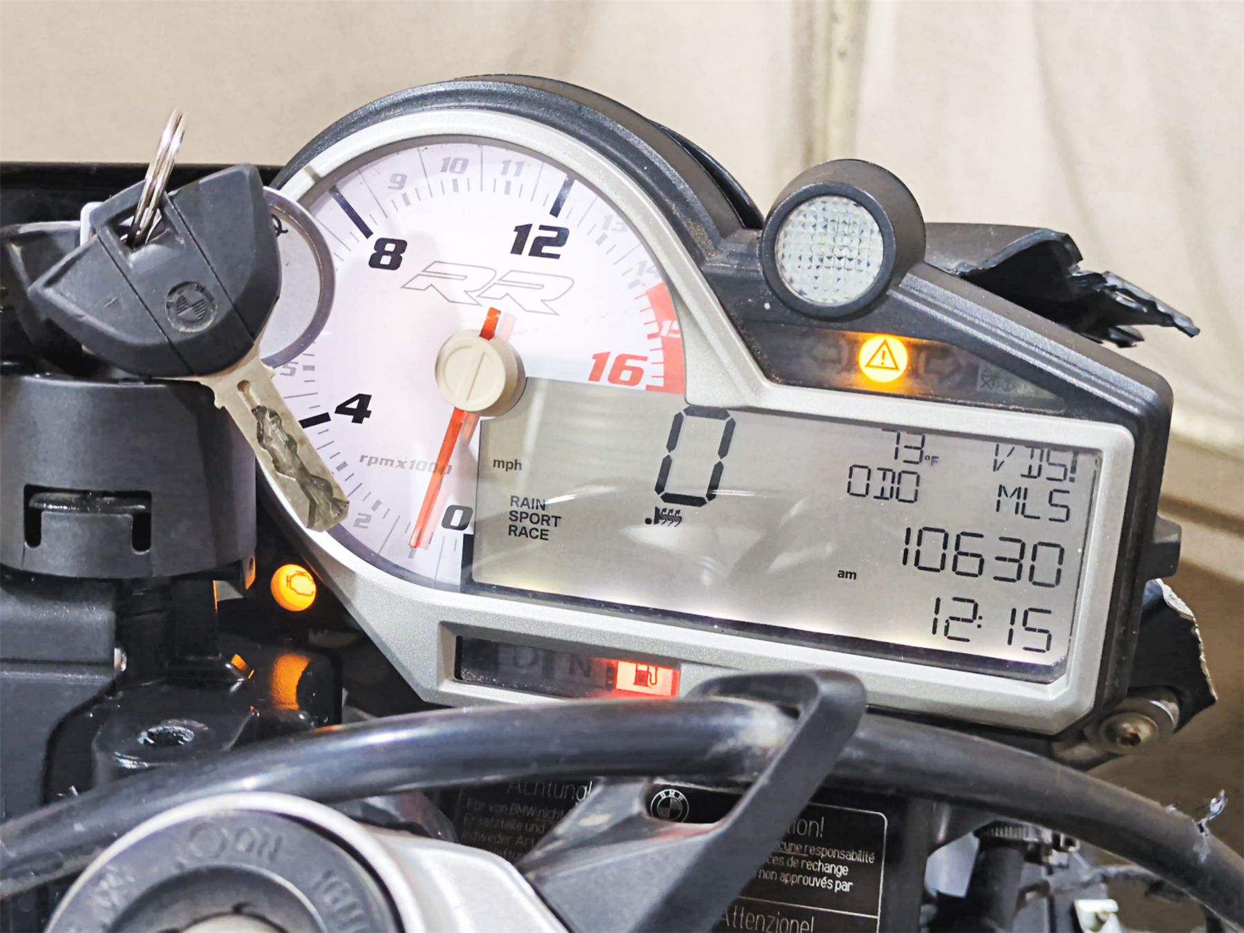 2016 BMW S1000RR K46 Speedometer Gauges Instrument 10K Read 62118561839-Mototech271