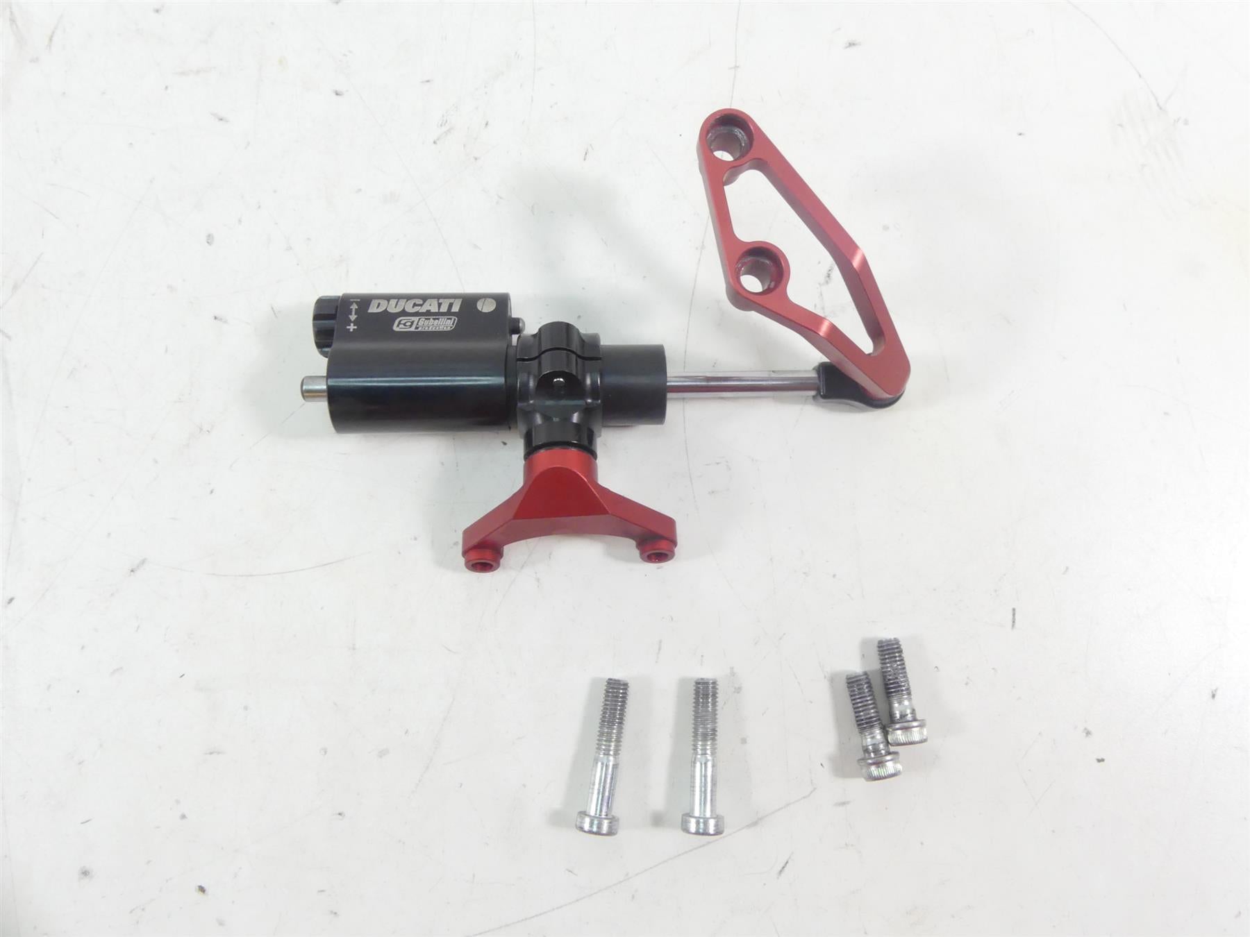 2008 Ducati Hypermotard 1100S Gubellini Steering Damper Stabilizer Kit 96760408B | Mototech271