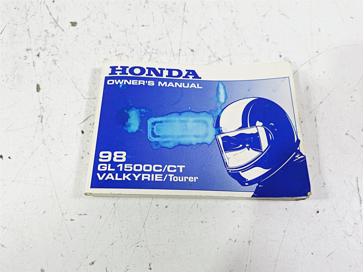 1998 Honda GL1500 Valkyrie Tour Owners Manual 00X31-MZ0-6200 {{ shop.shopifyCountryName }} - Mototech271