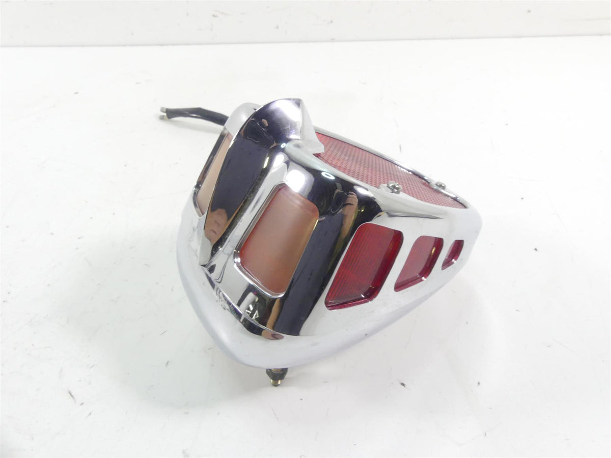 2001 Yamaha XV1600 Road Star Taillight Tail Light + Chrome Cover 4WM-84700-00-00 {{ shop.shopifyCountryName }} - Mototech271