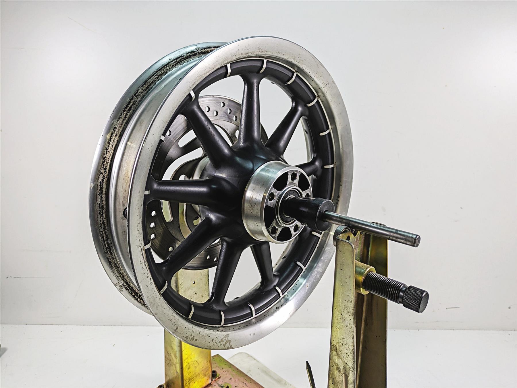 2006 Harley Touring FLHTCUI Electra Glide 9 Spoke Rear Wheel Rim 16x3 43402-00B {{ shop.shopifyCountryName }} - Mototech271