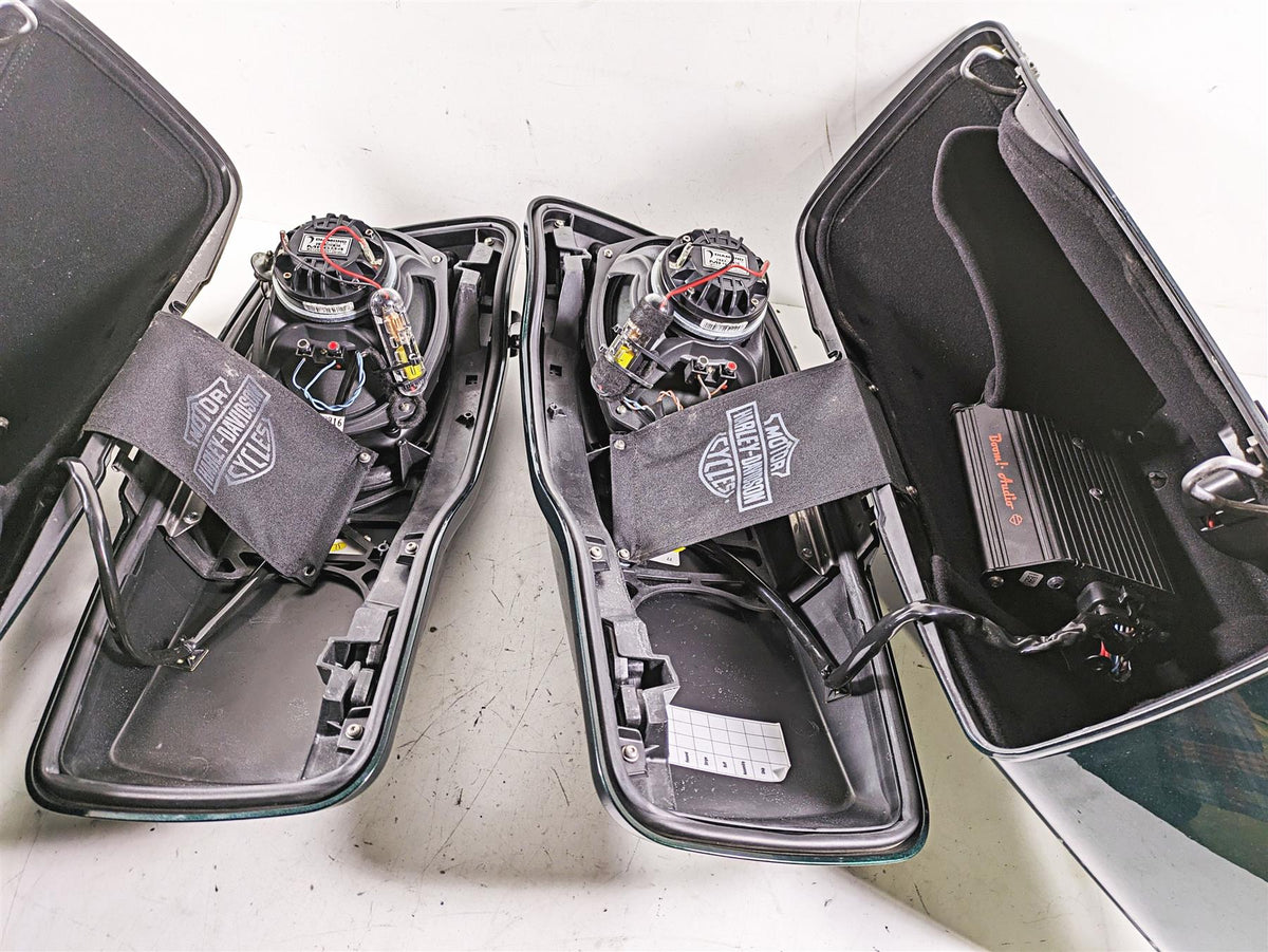 2015 Harley Touring FLHXS Street Glide Saddlebag Boom Audio Speaker Set 90200412 {{ shop.shopifyCountryName }} - Mototech271