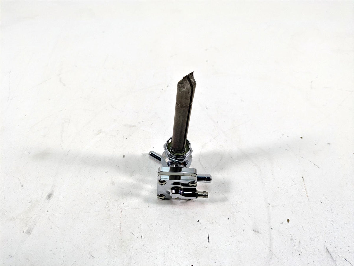 Harley Davidson Pingle Chrome Single Outlet Petcock Fuel Gas Valve 22mm 1311-CHV {{ shop.shopifyCountryName }} - Mototech271