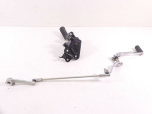 2009 Harley FXCW Softail Rocker Left Front Footpeg Foot Peg Shifter Set 33683-07 | Mototech271