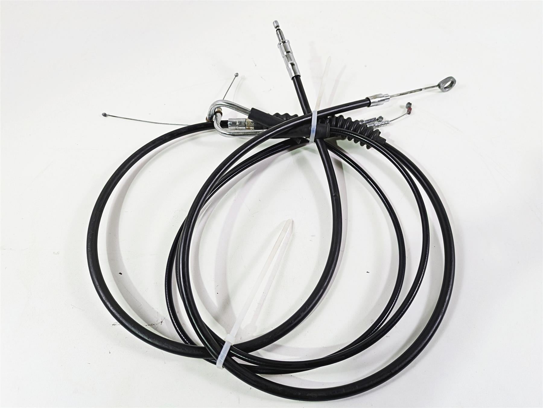 2011 Harley FXDC Dyna Super Glide 12" Extended Throttle Clutch Cable Set {{ shop.shopifyCountryName }} - Mototech271