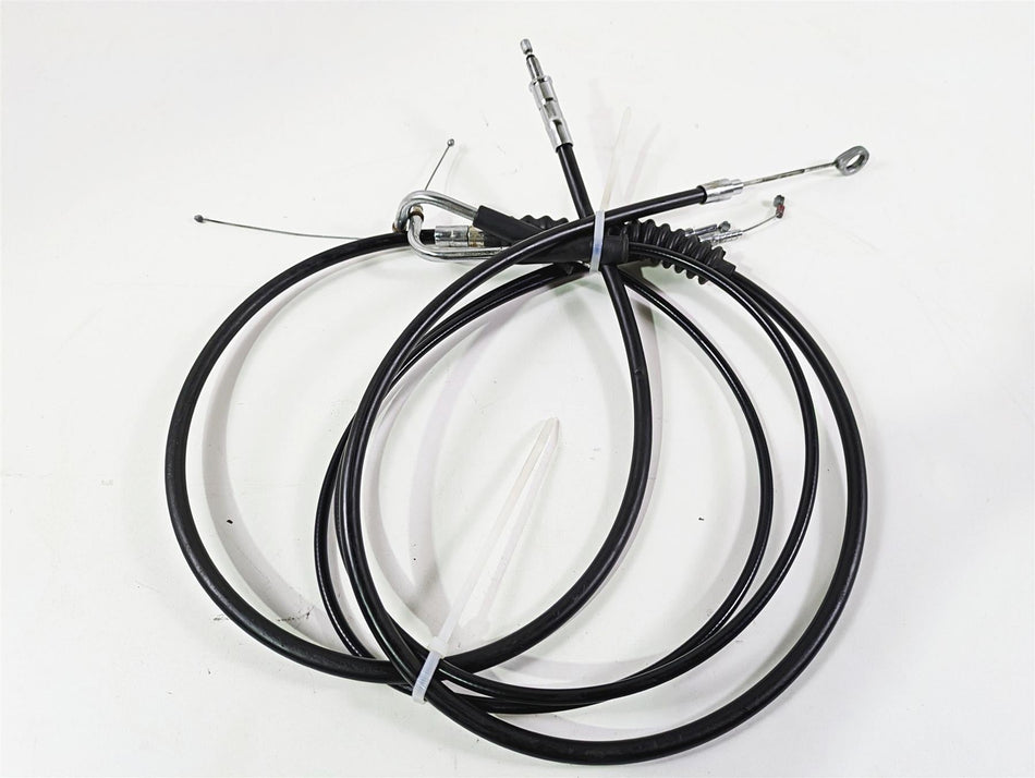 2011 Harley FXDC Dyna Super Glide 12" Extended Throttle Clutch Cable Set {{ shop.shopifyCountryName }} - Mototech271