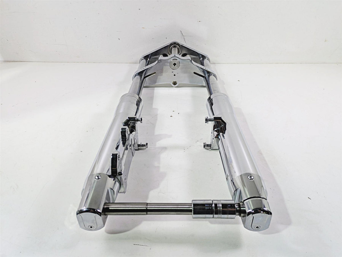 2008 Ultima Motorcycles Fat Bastard Straight Front End Forks Triple Tree Chrome {{ shop.shopifyCountryName }} - Mototech271