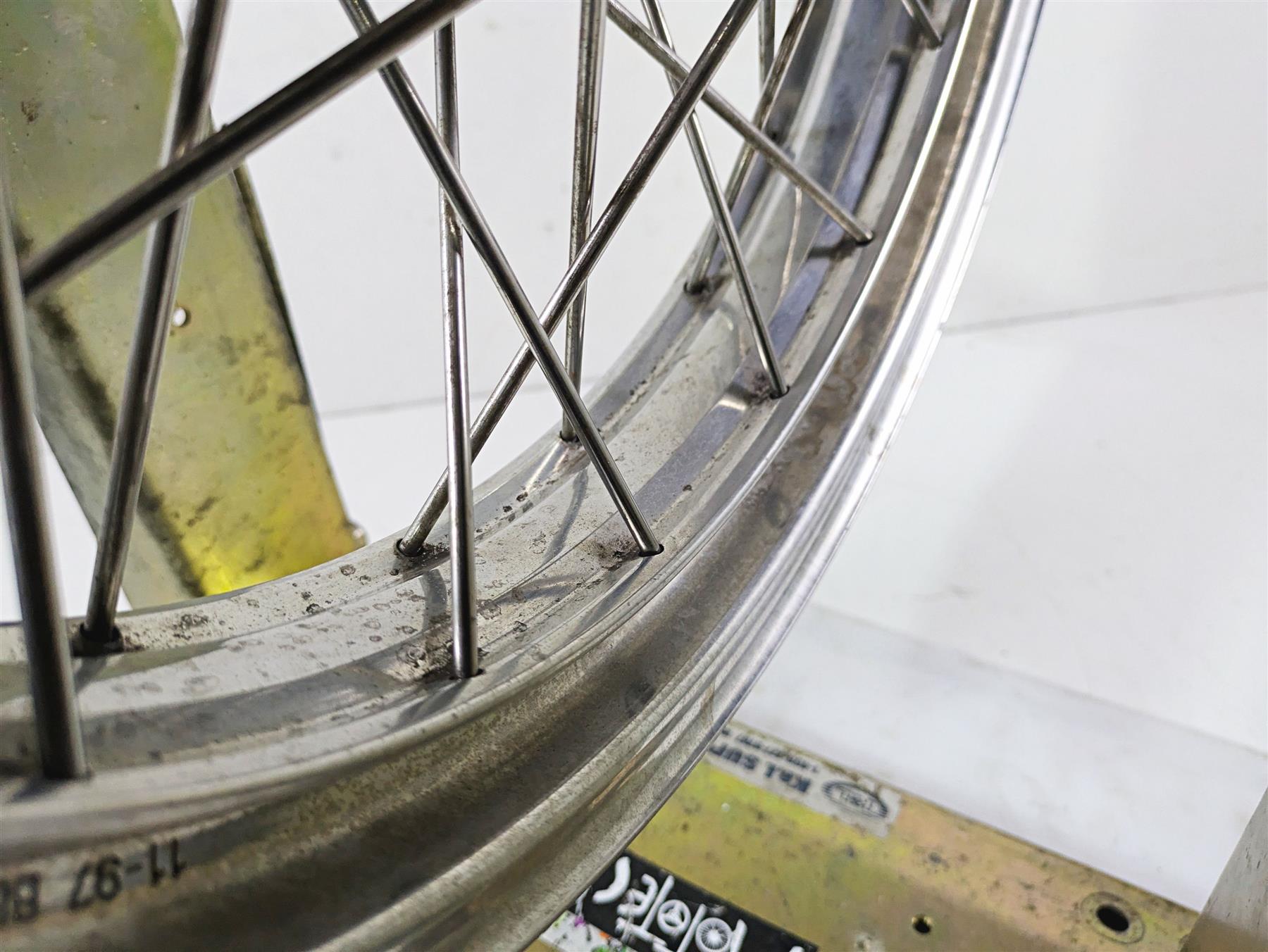 1998 Moto Guzzi California 1100 EV Straight 18x2.5 Front Wheel Spoke GU03610300 {{ shop.shopifyCountryName }} - Mototech271