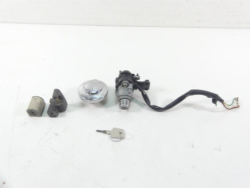 2003 Honda VTX1300 S Ignition Switch Key Lock Fuel Tank Lid Set 35010-MEA-670 | Mototech271