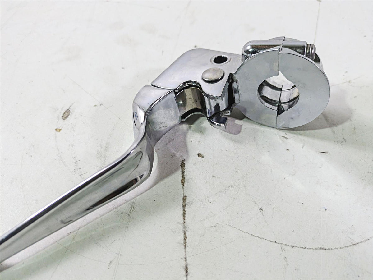 2004 Harley Softail FLSTF Fat Boy Chrome Brake Master Cylinder Set 9/16 45019-96 {{ shop.shopifyCountryName }} - Mototech271