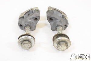 1997 Harley Touring FLHRI Road King Handlebar Riser Holder Mount SET 56149-88B