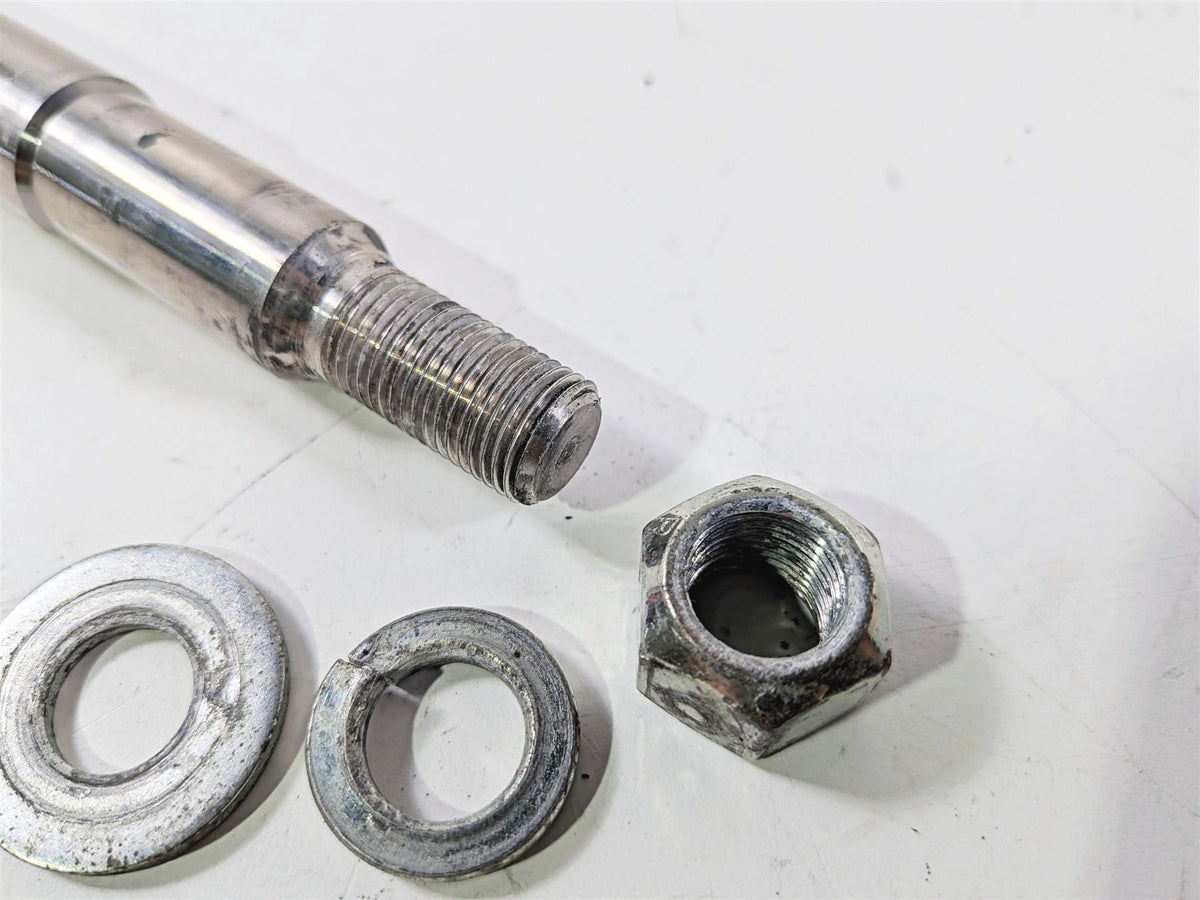 2005 Harley Softail FLSTFSE CVO Fat Boy Front Axle Wheel Spindle 3/4" 41584-86A-Mototech271