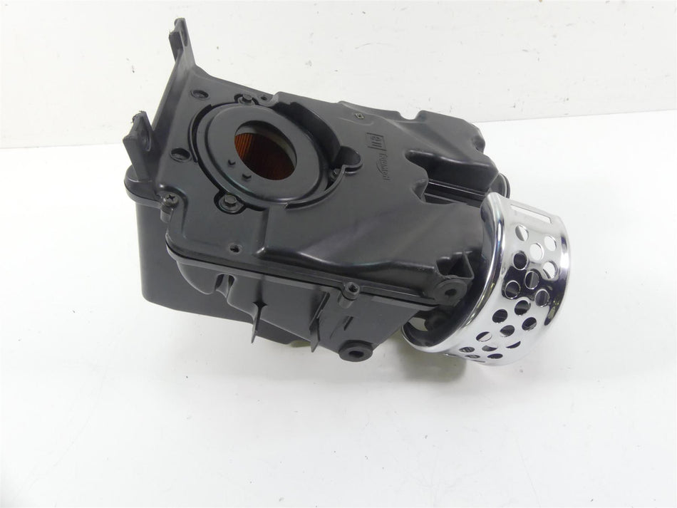2002 Triumph Bonneville America Air Box Breather & Side Chrome Cover T2208760 {{ shop.shopifyCountryName }} - Mototech271