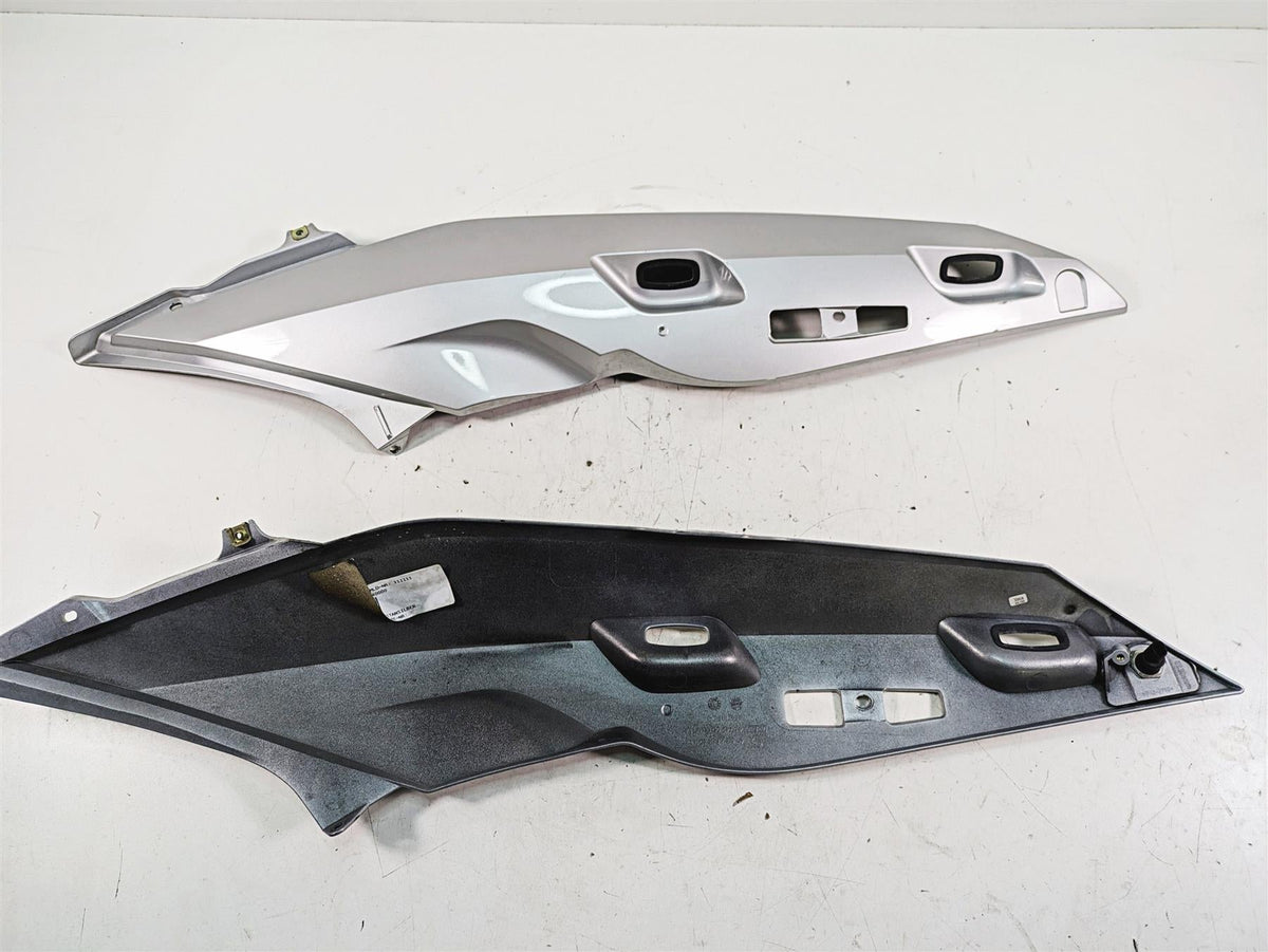 2007 BMW R1200RT K26 Tail Fairing Side Cover Set Titan Silver 46637681573 {{ shop.shopifyCountryName }} - Mototech271