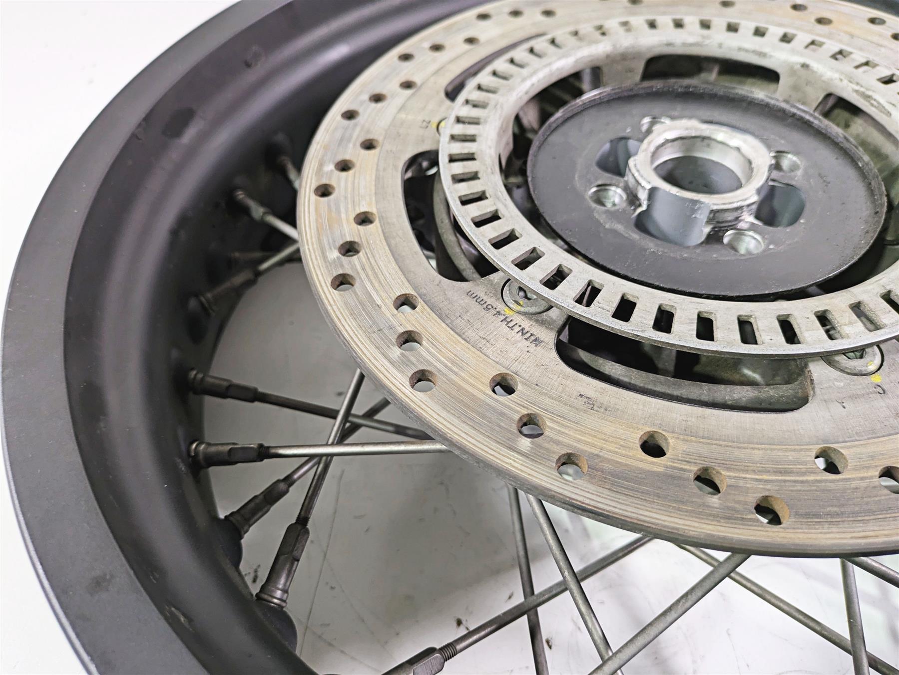 2016 Moto Guzzi Stelvio 1200 8V NTX Straight 17x4.25 Rear Wheel Spoke Rim {{ shop.shopifyCountryName }} - Mototech271