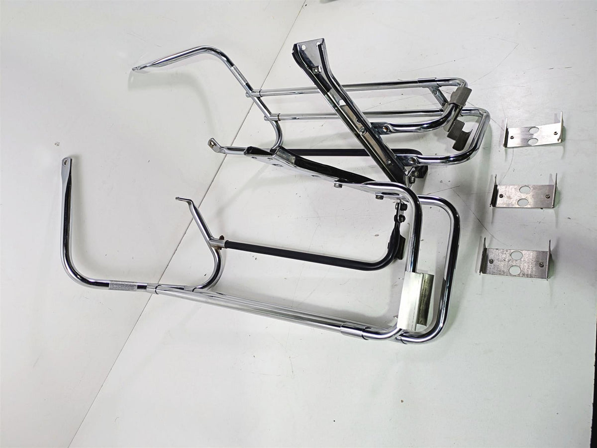 2008 Harley Touring FLHTP Electra Glide Saddlebag Guard Rail Set 49188-97 {{ shop.shopifyCountryName }} - Mototech271