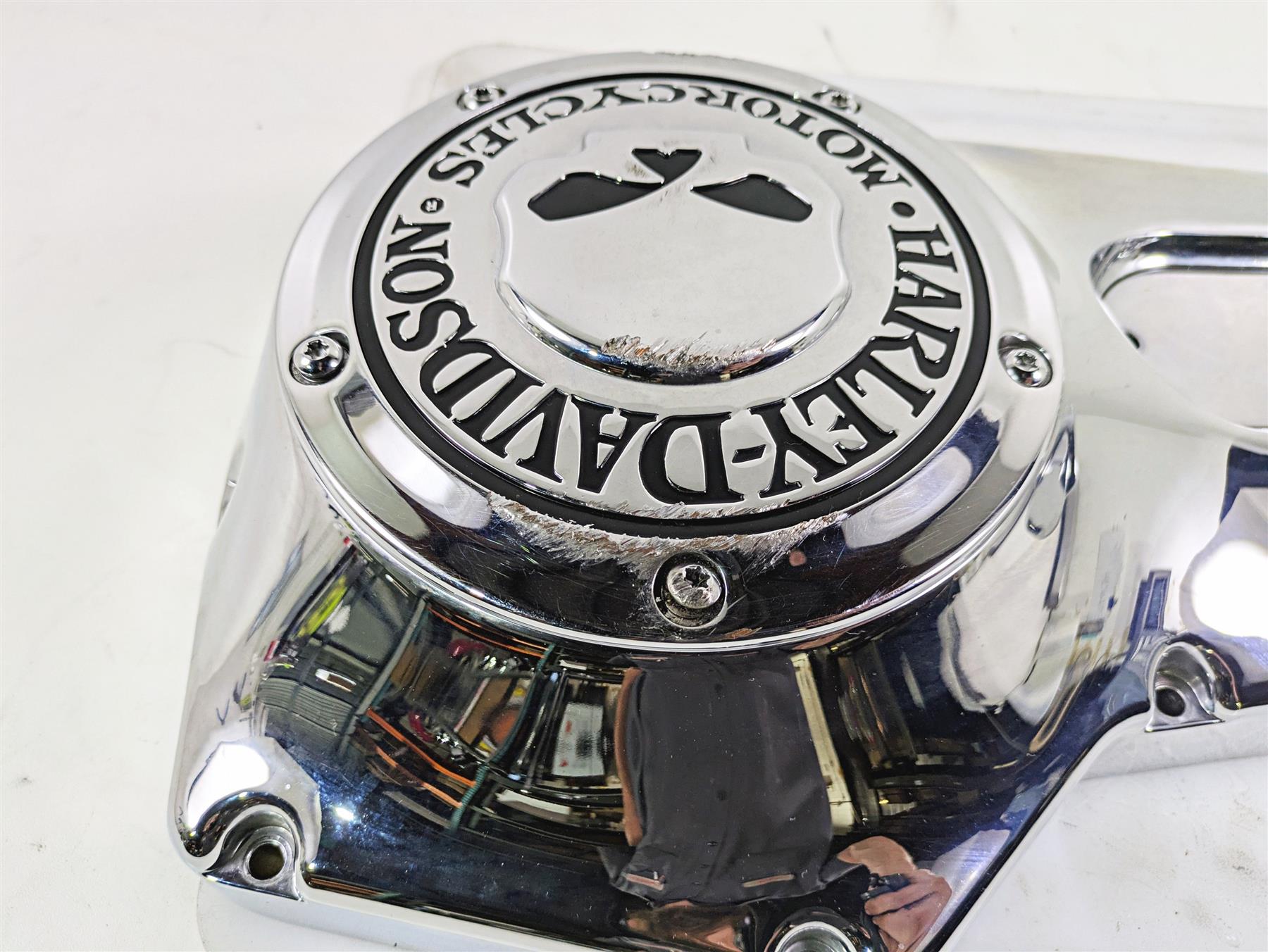 2004 Harley Softail FXSTDI Deuce Outer Primary Drive Clutch Cover 60506-99A {{ shop.shopifyCountryName }} - Mototech271