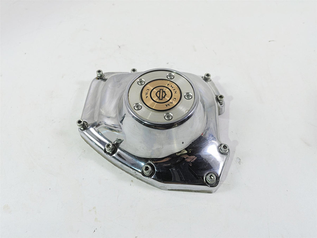 2008 Harley FXDL Dyna Low Rider 105TH Cam Shaft Side Chrome Cover 25362-01A {{ shop.shopifyCountryName }} - Mototech271