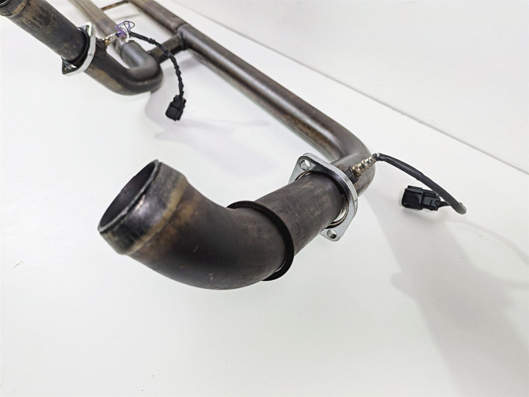 2020 Harley Softail FXST Standard Straight Home Made Drag Pipes Slash Cut {{ shop.shopifyCountryName }} - Mototech271