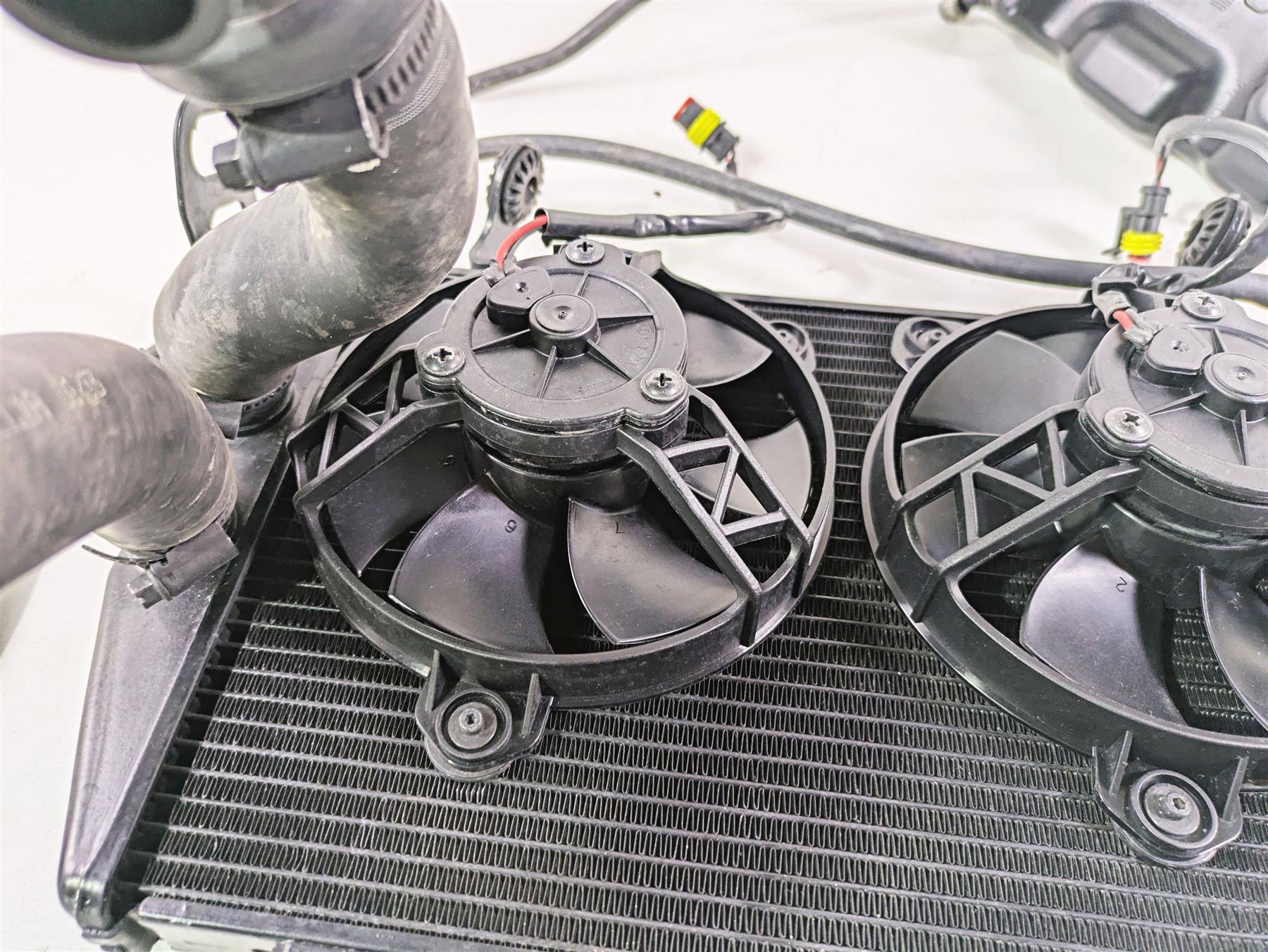 2013 Ducati Hypermotard 821 SP Radiator Fans Reservoir Hoses Set 54840981D {{ shop.shopifyCountryName }} - Mototech271