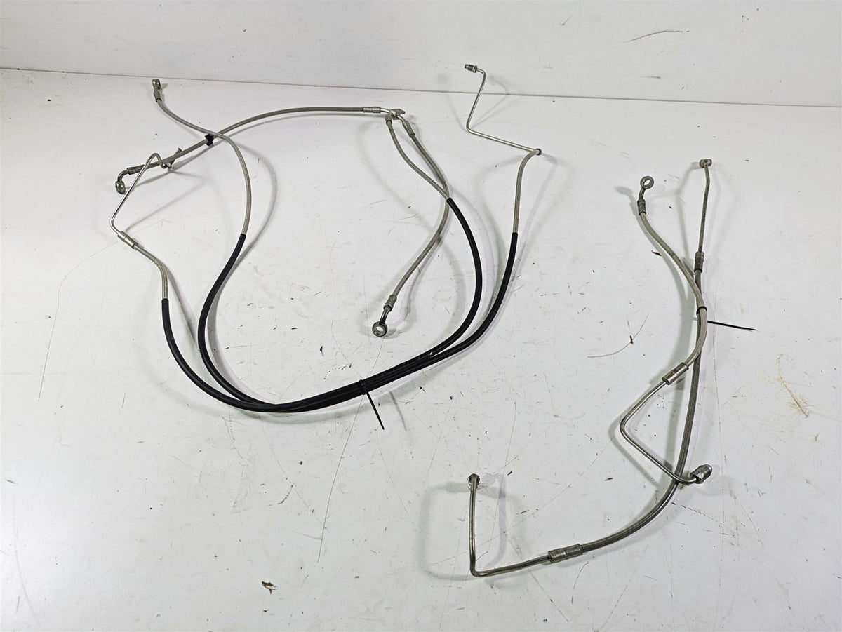 2014 Moto Guzzi California 1400 Touring Front Abs Brake Line Set 887584 887583 {{ shop.shopifyCountryName }} - Mototech271