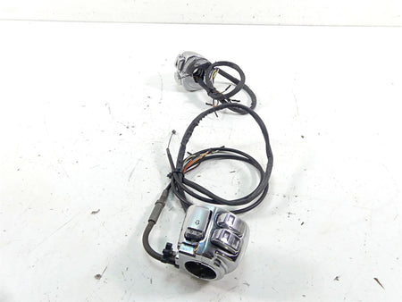 Harley Davidson Sportster Dyna Softail V Rod Chrome Left Right Control Switch Set {{ shop.shopifyCountryName }} - Mototech271