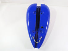 Load image into Gallery viewer, 2008 Ultima Motorcycles Fat Bastard Blue Fuel Gas Petrol Tank &amp; Petcock
