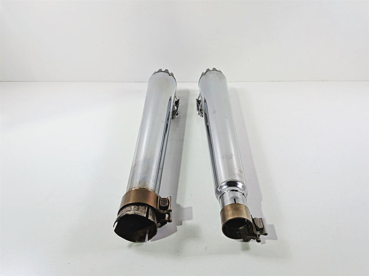 2018 Harley FLHTCU Touring Electra Glide Aftermarket Megaphone Slip On Mufflers-Mototech271